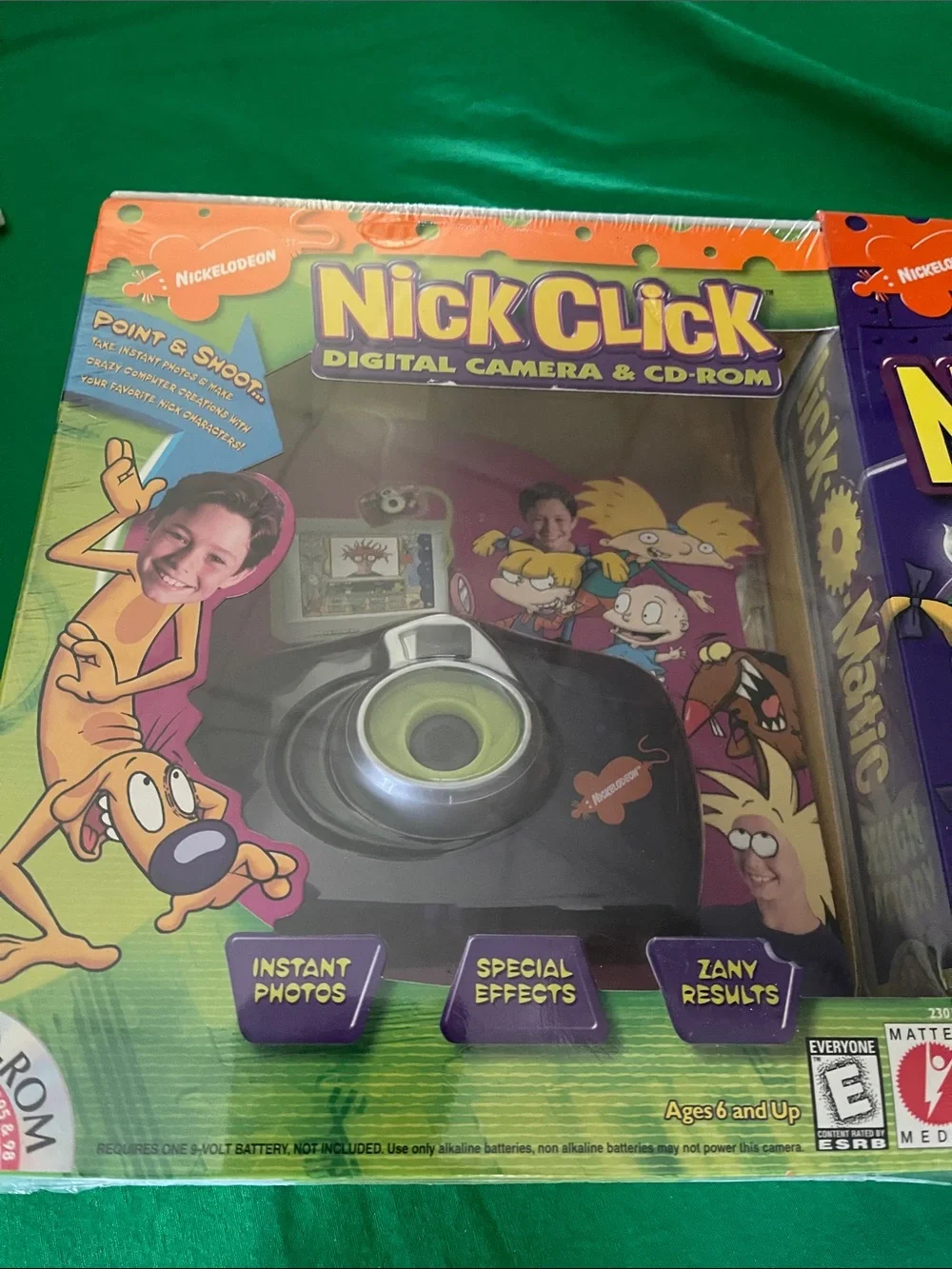 Nickelodeon Nick Click Kids Digital Camera - Green & Black